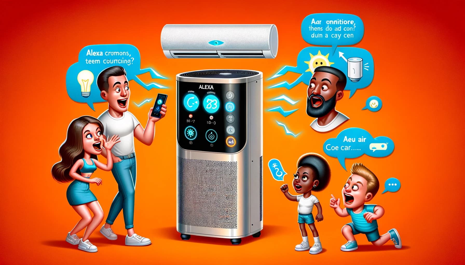Ar condicionado com Alexa