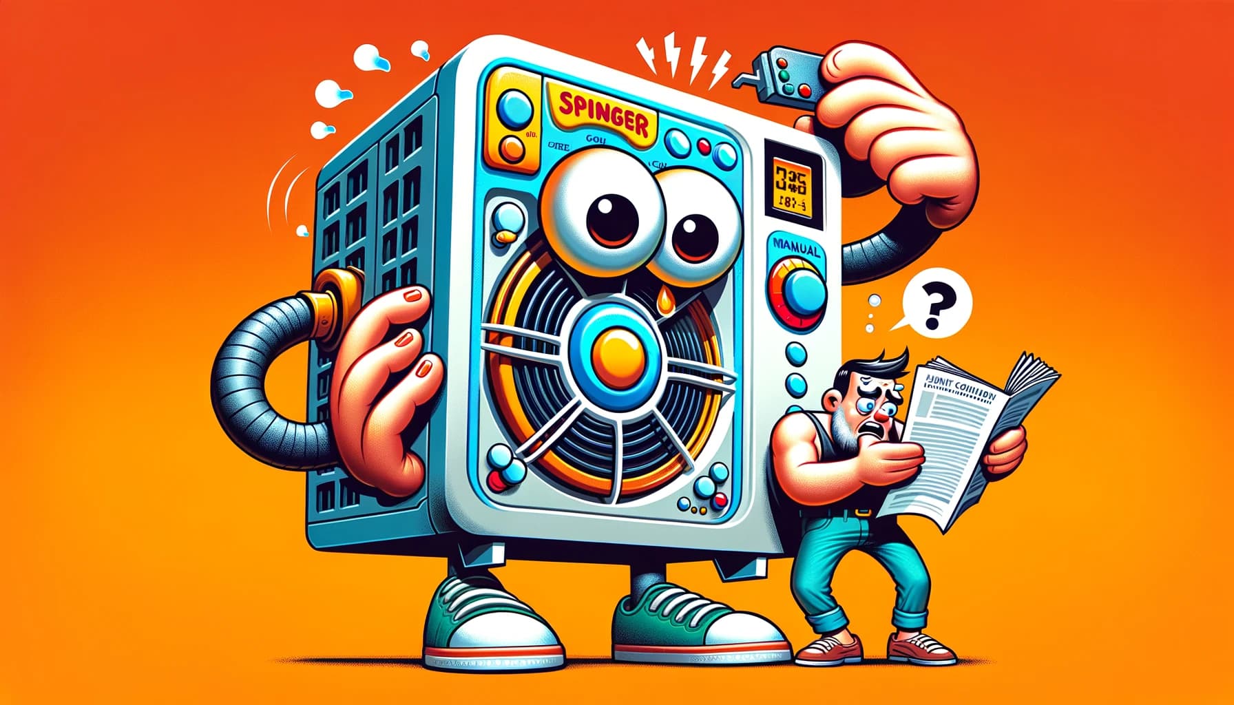 Como ligar ar condicionado Springer manualmente