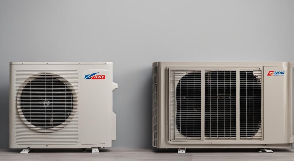 Comparação de modelos de ar-condicionado inverter de 30000 BTUs