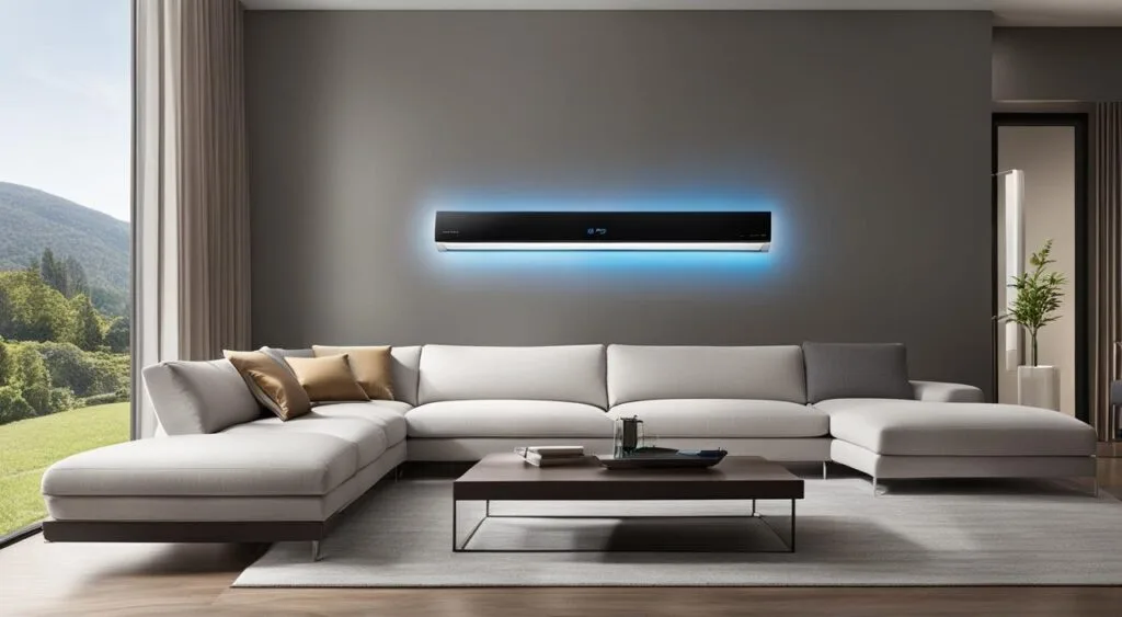 ar condicionado split modelo LG Dual Inverter Voice 9000 BTUs