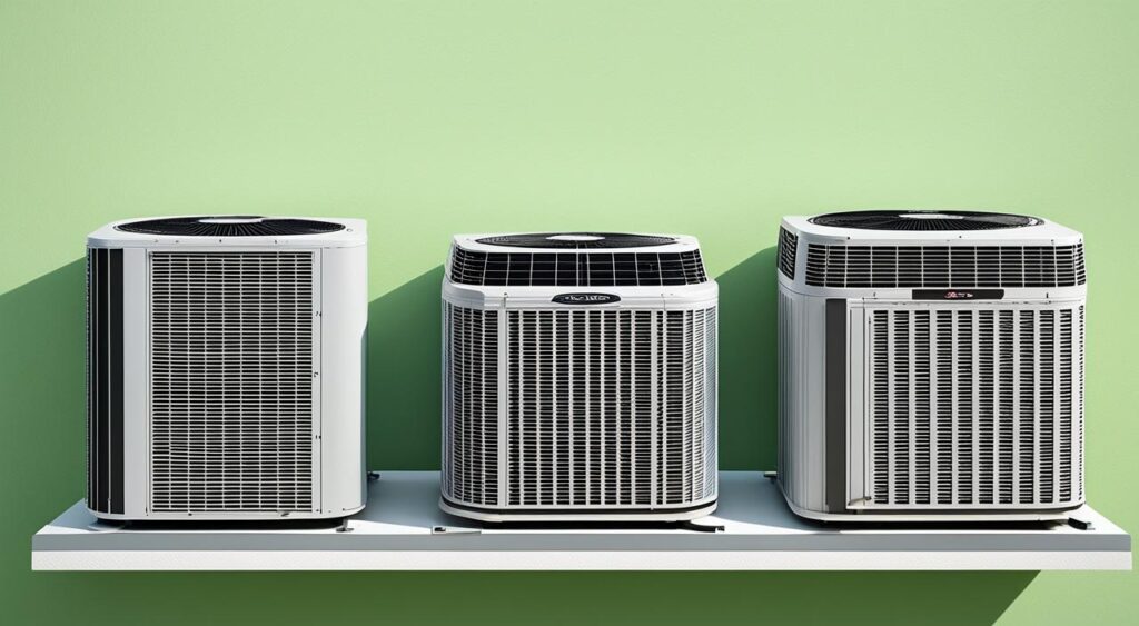Comparativo de consumo de energia entre os modelos de ar-condicionado