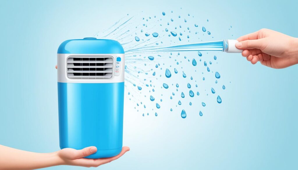 drenar água condensada ar condicionado portátil