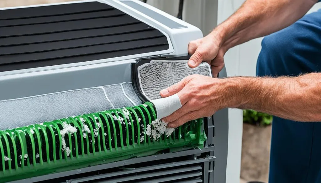 instruções de limpeza ar condicionado gree